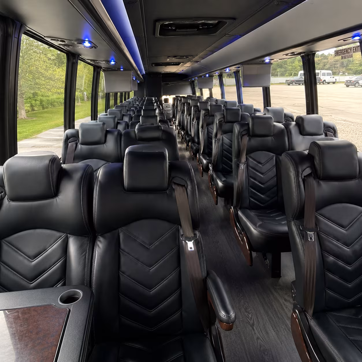 pico rivera corporate event transportation onboard seating
